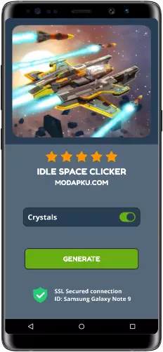 Idle Space Clicker MOD APK Screenshot