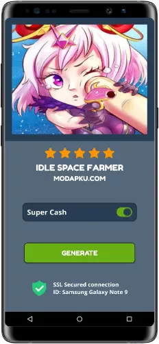 Idle Space Farmer MOD APK Screenshot