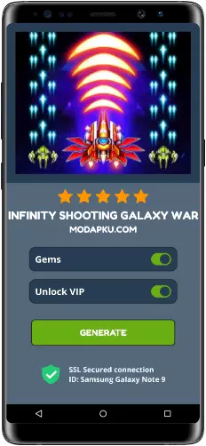 Infinity Shooting Galaxy War MOD APK Screenshot
