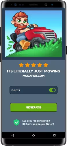 Its Literally Just Mowing MOD APK Screenshot