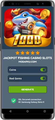 Jackpot Fishing Casino Slots MOD APK Screenshot