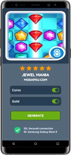 Jewel Mania MOD APK Screenshot