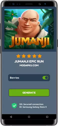 Jumanji Epic Run MOD APK Screenshot