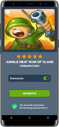 Jungle Heat War of Clans MOD APK Screenshot