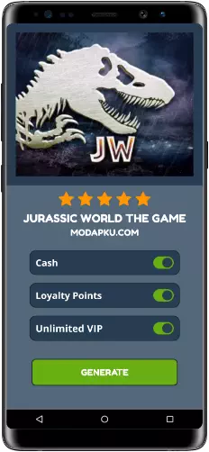Jurassic World The Game MOD APK Screenshot
