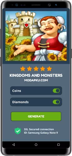 Kingdoms and Monsters MOD APK Screenshot