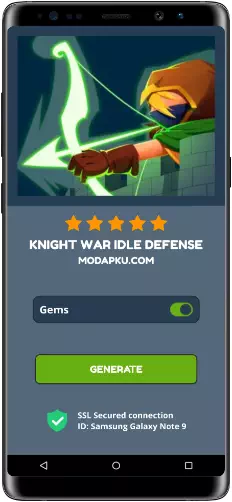 Knight War Idle Defense MOD APK Screenshot