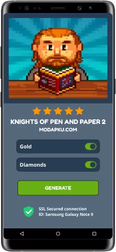 Knights of Pen and Paper 2 MOD APK Screenshot