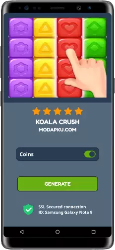 Koala Crush MOD APK Screenshot