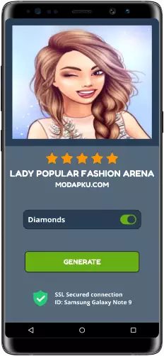 Lady Popular Fashion Arena MOD APK Screenshot