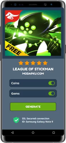 League of Stickman MOD APK Screenshot