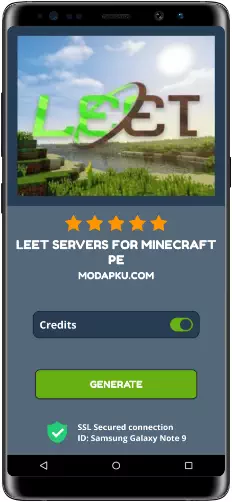 LEET Servers for Minecraft PE MOD APK Screenshot