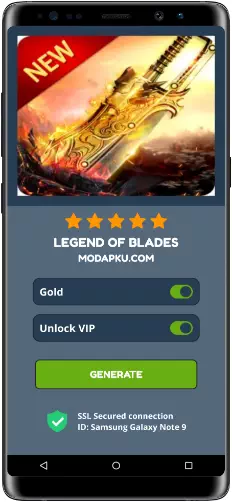 Legend of Blades MOD APK Screenshot