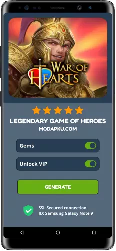 Legendary Game of Heroes MOD APK Screenshot