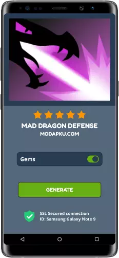 Mad Dragon Defense MOD APK Screenshot