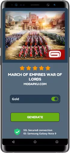 March of Empires War of Lords MOD APK Screenshot