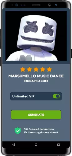 Marshmello Music Dance MOD APK Screenshot