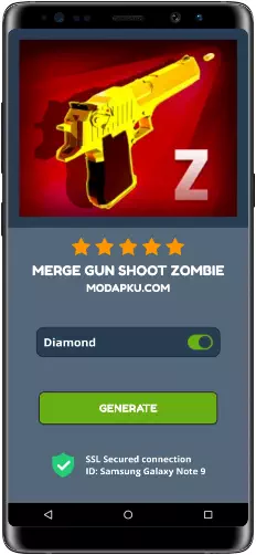 Merge Gun Shoot Zombie MOD APK Screenshot