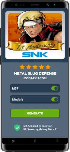 METAL SLUG DEFENSE MOD APK Screenshot