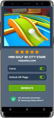 Mini Golf 3D City Stars MOD APK Screenshot