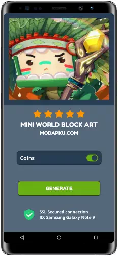 Mini World Block Art MOD APK Screenshot