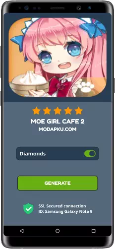 Moe Girl Cafe 2 MOD APK Screenshot