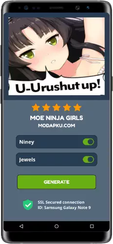 Moe Ninja Girls MOD APK Screenshot