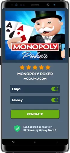 MONOPOLY Poker MOD APK Screenshot