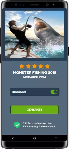 Monster Fishing 2019 MOD APK Screenshot