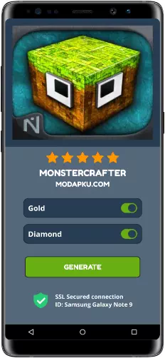 MonsterCrafter MOD APK Screenshot