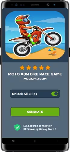 Moto X3M Bike Race Game MOD APK Screenshot