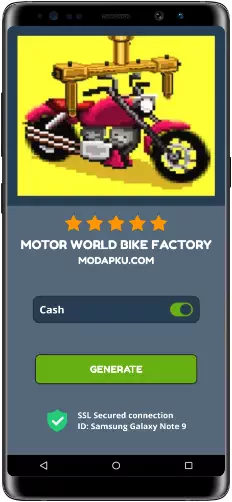 Motor World Bike Factory MOD APK Screenshot