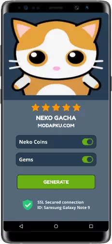 Neko Gacha MOD APK Screenshot