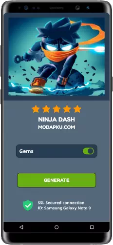 Ninja Dash MOD APK Screenshot