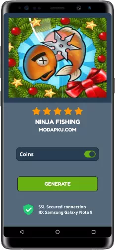 Ninja Fishing MOD APK Screenshot