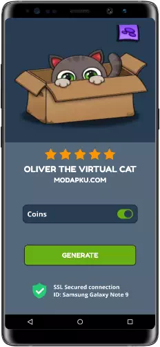 Oliver the Virtual Cat MOD APK Screenshot