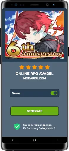 Online RPG AVABEL MOD APK Screenshot