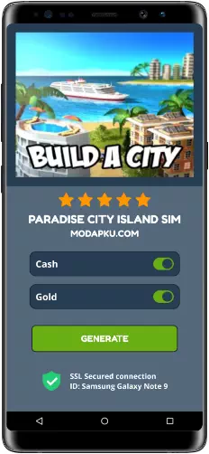 Paradise City Island Sim MOD APK Screenshot