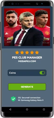 PES Club Manager MOD APK Screenshot