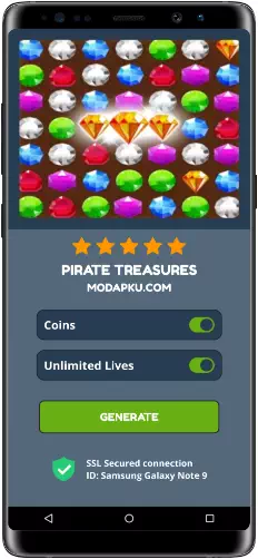 Pirate Treasures MOD APK Screenshot