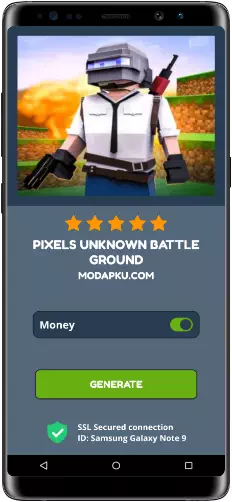 Pixels Unknown Battle Ground MOD APK Screenshot