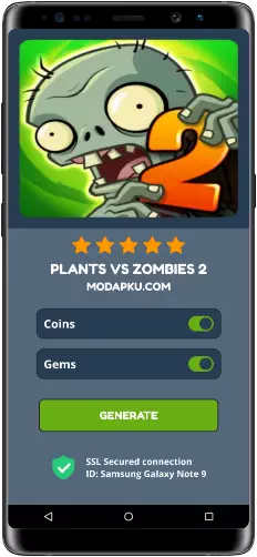 Plants vs Zombies 2 MOD APK Screenshot