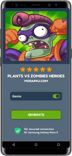Plants vs Zombies Heroes MOD APK Screenshot