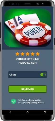Poker Offline MOD APK Screenshot