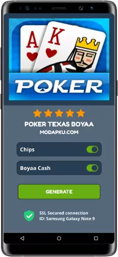 Poker Texas Boyaa MOD APK Screenshot