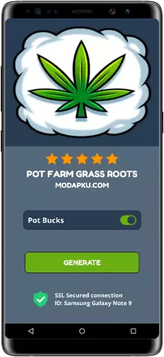 Pot Farm Grass Roots MOD APK Screenshot