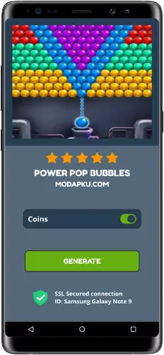 Power Pop Bubbles MOD APK Screenshot