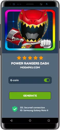 Power Rangers Dash MOD APK Screenshot