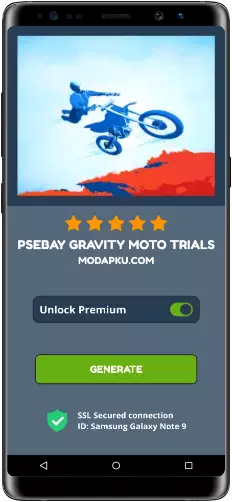 Psebay Gravity Moto Trials MOD APK Screenshot