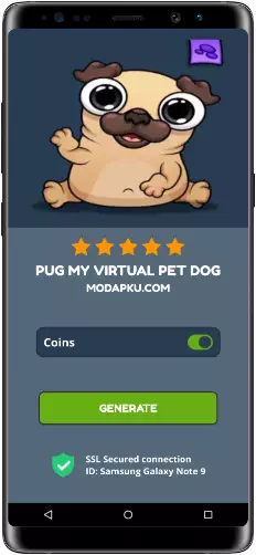 Pug My Virtual Pet Dog MOD APK Screenshot